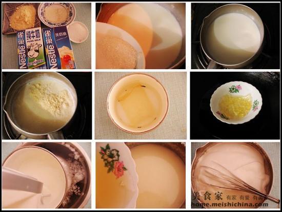 杏仁牛奶布丁